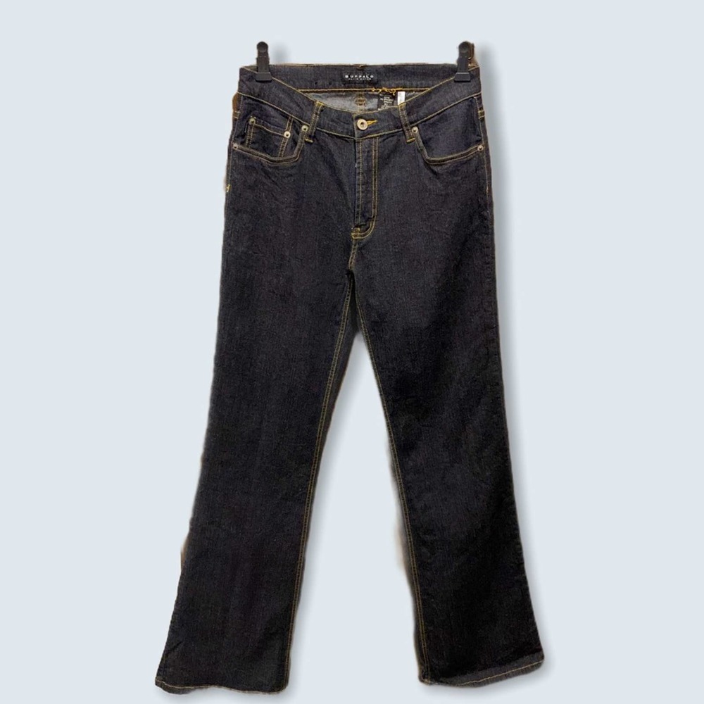 Buffalo Bitton Jeans Ribble Women's Size 31 Dark Wash Bootcut Y2K David Bitton